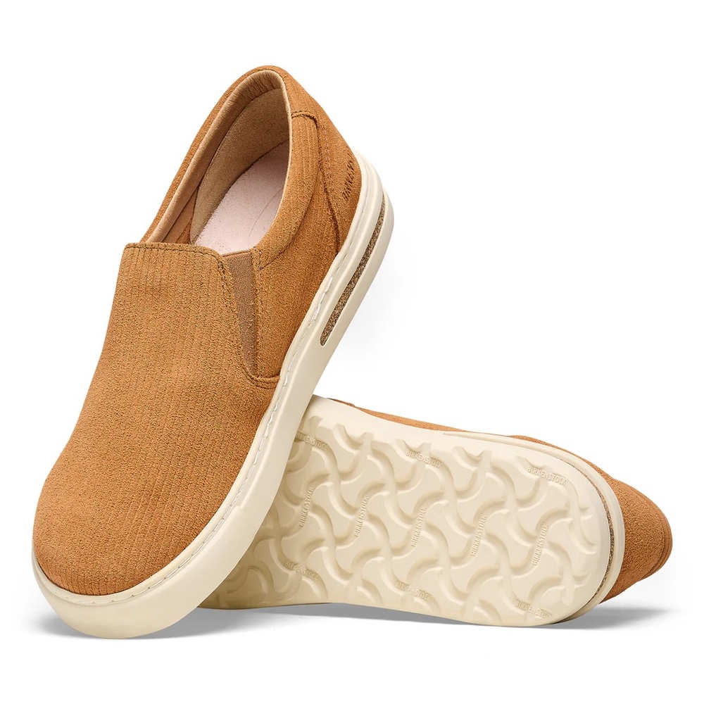 🔥 NEW Birkenstock Oswego Corduroy BROWN Suede Women's Slip-On Casual Shoes 8-8.5